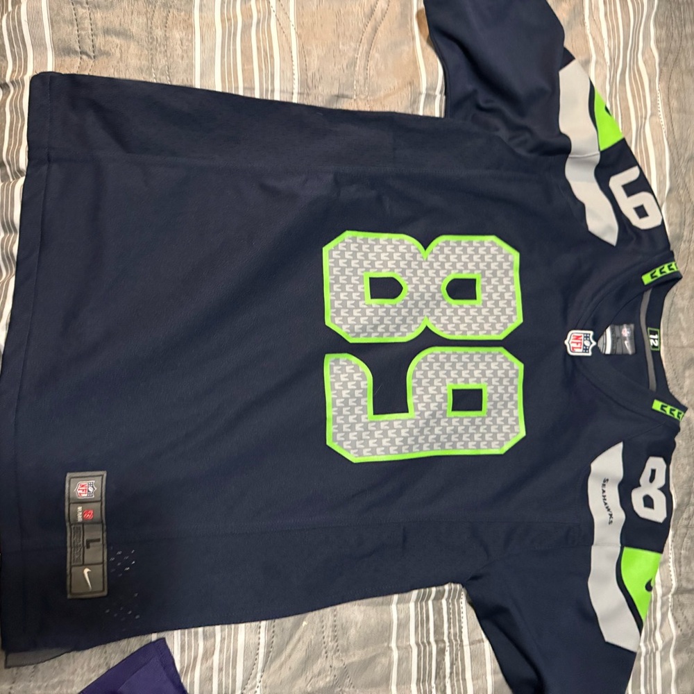 Kids Navy Blue Nike Sports Jersey